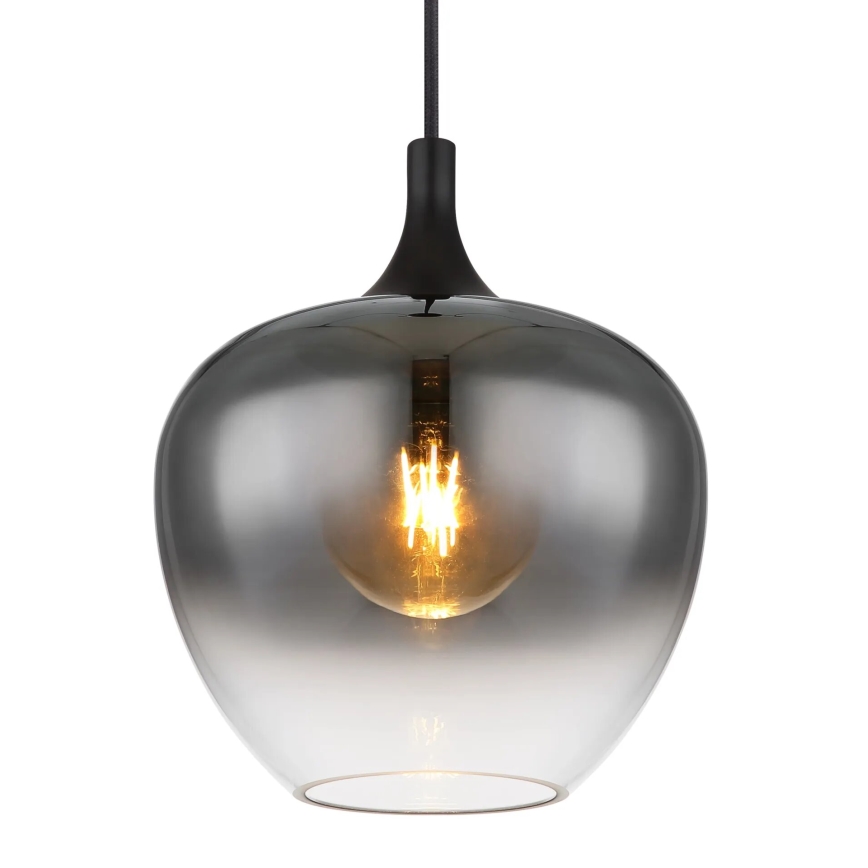 Globo - Żyrandol na lince 1xE27/40W/230V śr. 24 cm czarny