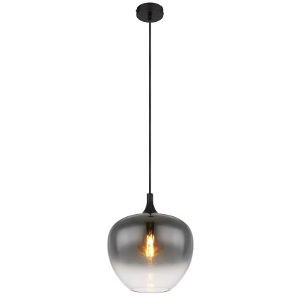 Globo - Żyrandol na lince 1xE27/60W/230V śr. 29 cm czarny