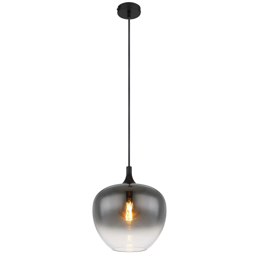 Globo - Żyrandol na lince 1xE27/60W/230V śr. 29 cm czarny