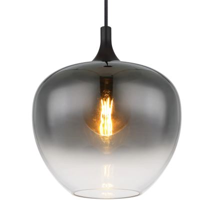 Globo - Żyrandol na lince 1xE27/60W/230V śr. 29 cm czarny