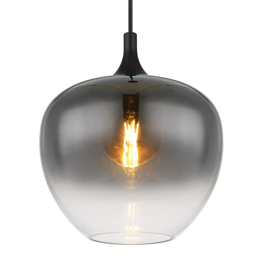 Globo - Żyrandol na lince 1xE27/60W/230V śr. 29 cm czarny