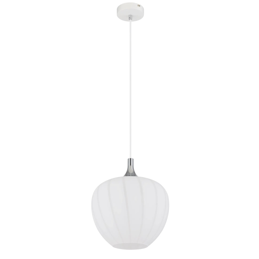 Globo - Żyrandol na lince 1xE27/60W/230V śr. 29 cm biały