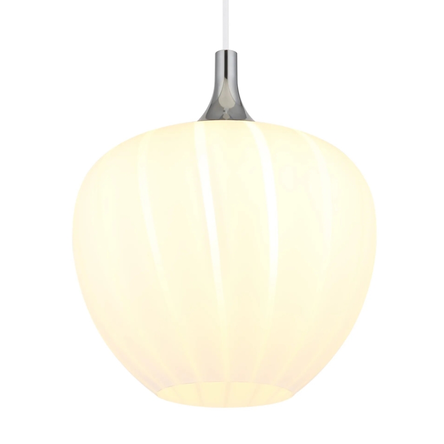 Globo - Żyrandol na lince 1xE27/60W/230V śr. 29 cm biały