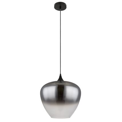 Globo - Żyrandol na lince 1xE27/60W/230V śr. 40 cm czarne