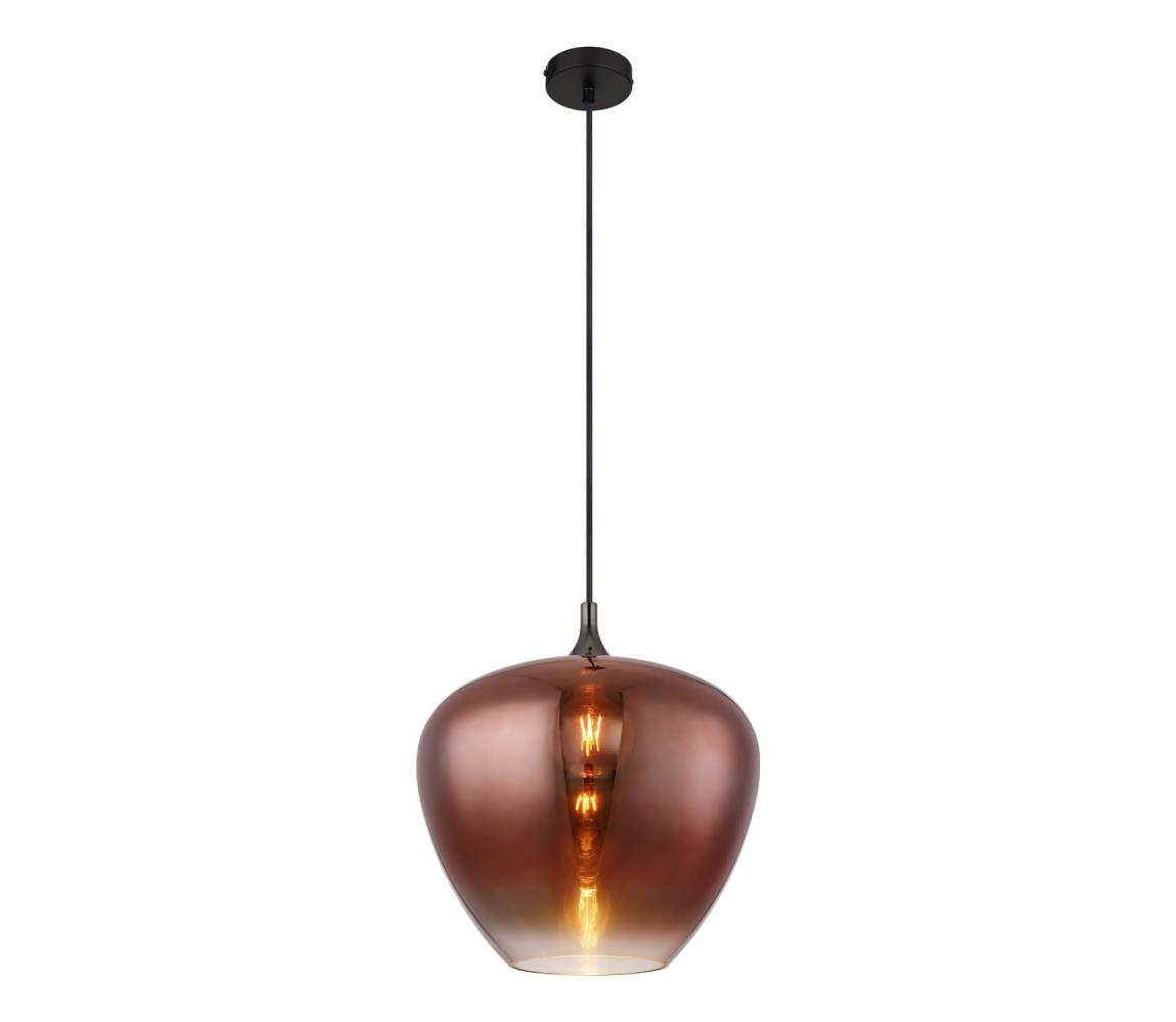 Globo 15548H2G - Żyrandol na lince MAXY 1xE27/60W/230V miedź