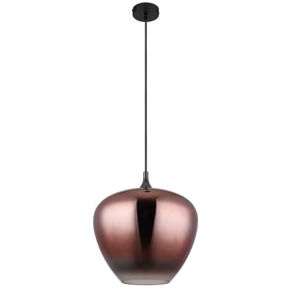 Globo - Żyrandol na lince 1xE27/60W/230V śr. 40 cm miedź