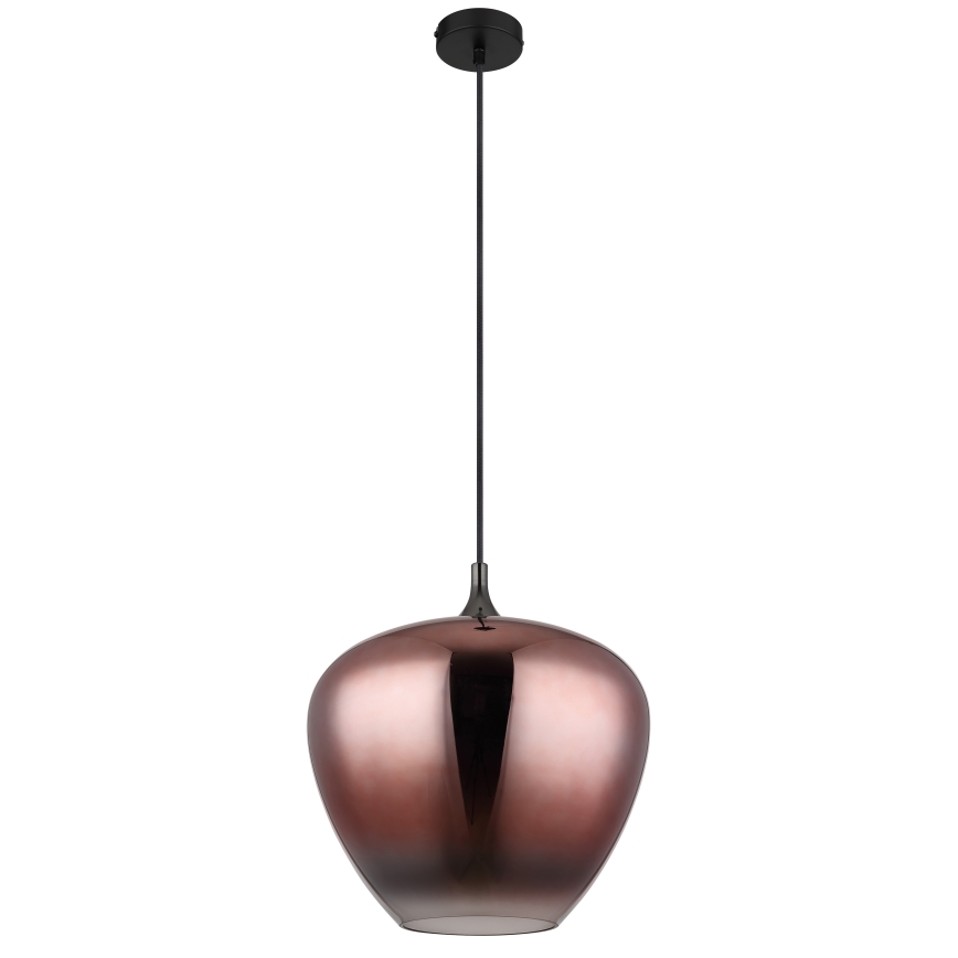 Globo - Żyrandol na lince 1xE27/60W/230V śr. 40 cm miedź