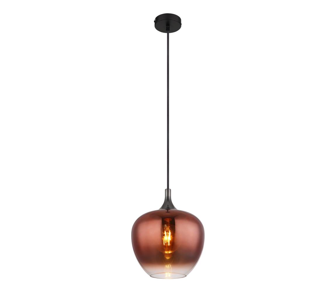 Globo 15548HG - Żyrandol na lince MAXY 1xE27/60W/230V miedź