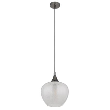 Globo - Żyrandol na lince 1xE27/40W/230V śr. 24 cm biały/antracyt