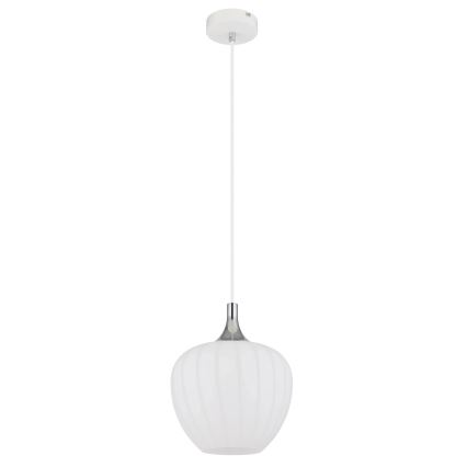 Globo - Żyrandol na lince 1xE27/60W/230V śr. 24 cm biały