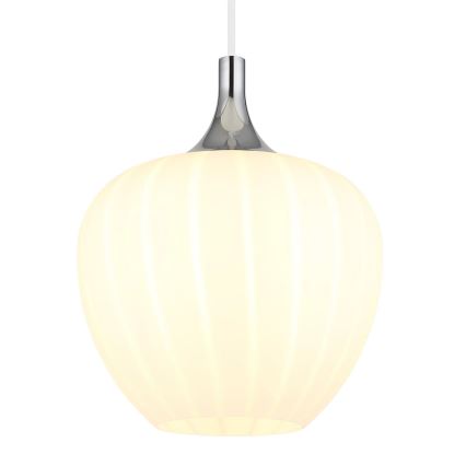 Globo - Żyrandol na lince 1xE27/60W/230V śr. 24 cm biały