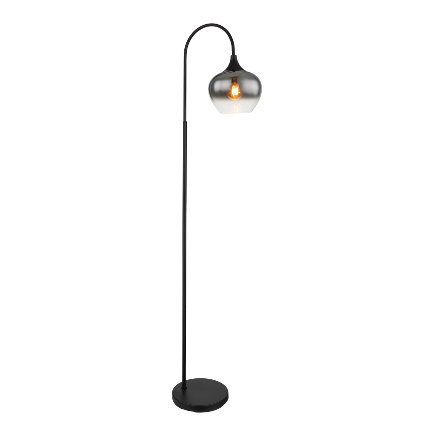 Globo - Lampa podłogowa 1xE27/40W/230V czarny/dymny