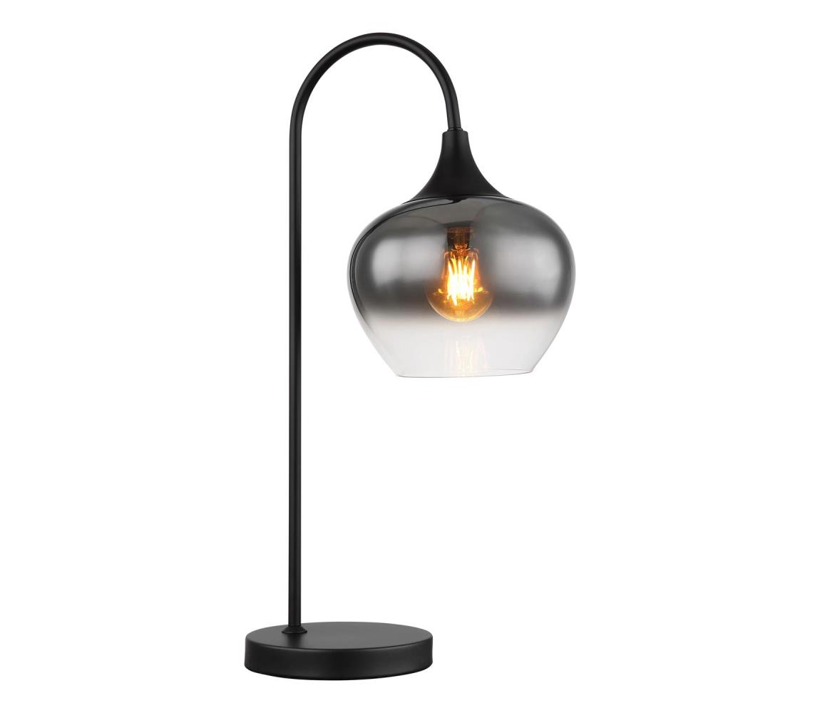 Globo 15548T - Lampa stołowa MAXY 1xE27/40W/230V czarna