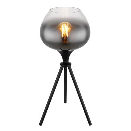 Globo - Lampa stołowa 1xE27/40W/230V czarna