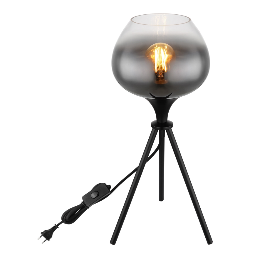 Globo - Lampa stołowa 1xE27/40W/230V czarna