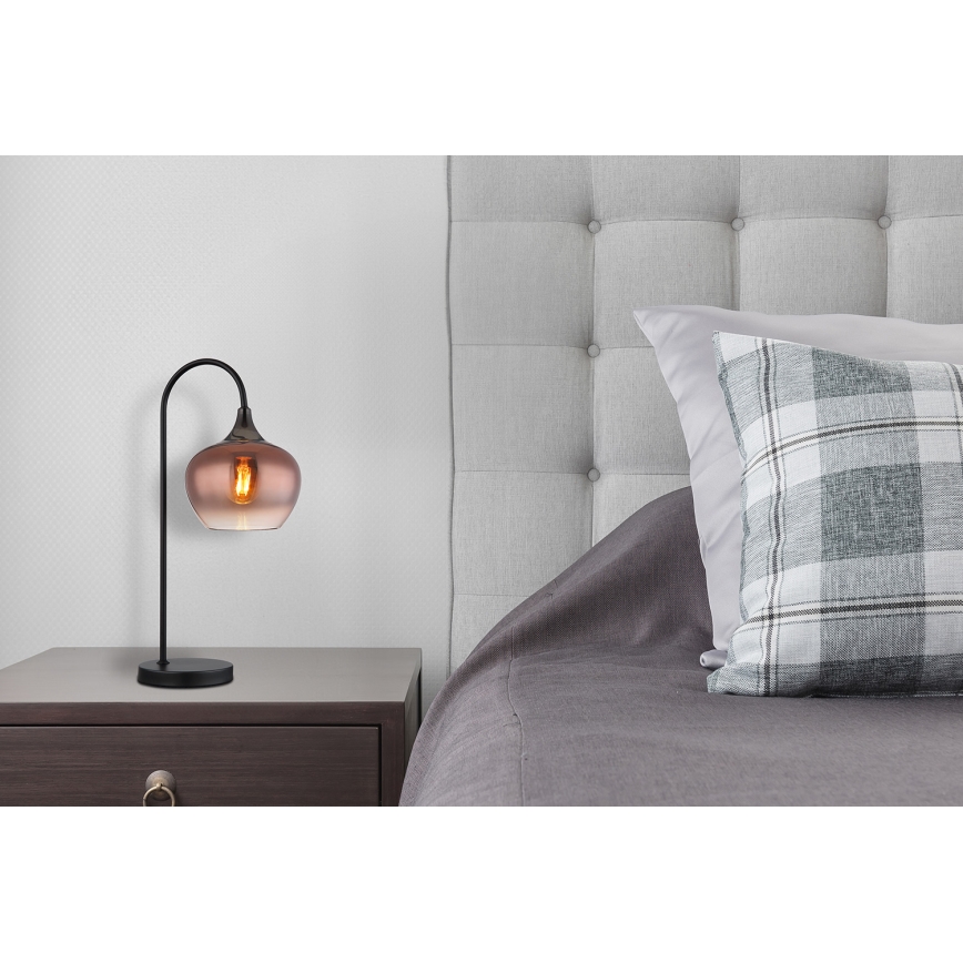 Globo - Lampa stołowa 1xE27/40W/230V miedź