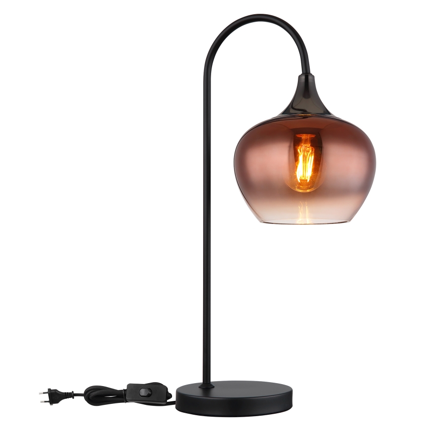 Globo - Lampa stołowa 1xE27/40W/230V miedź