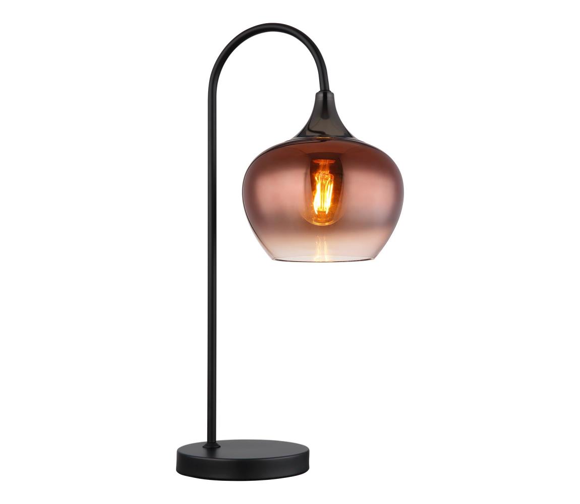Globo 15548TG - Lampa stołowa MAXY 1xE27/40W/230V miedź