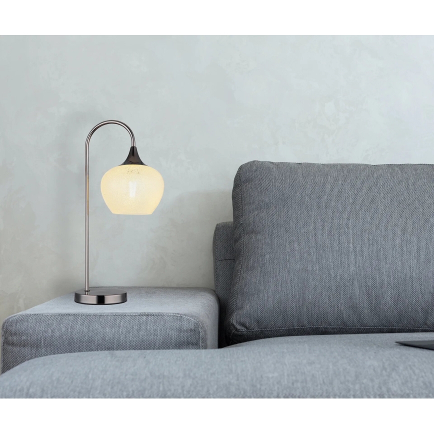 Globo - Lampa stołowa 1xE27/40W/230V biały/antracyt