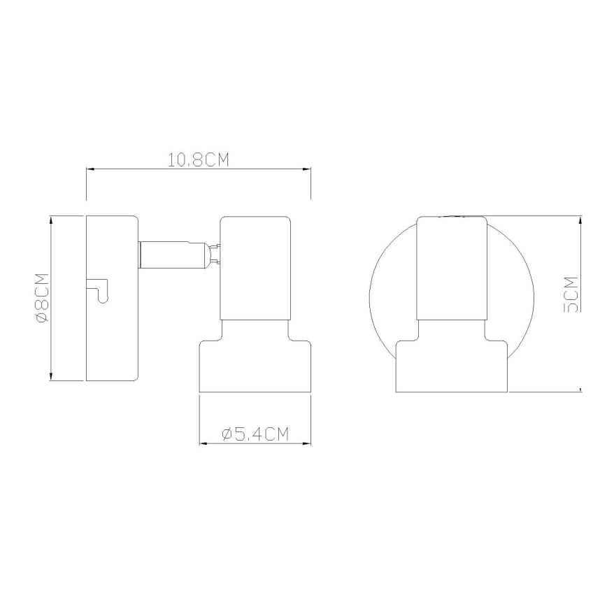 Globo - Lampa stołowa 1xE27/40W/230V biały/antracyt