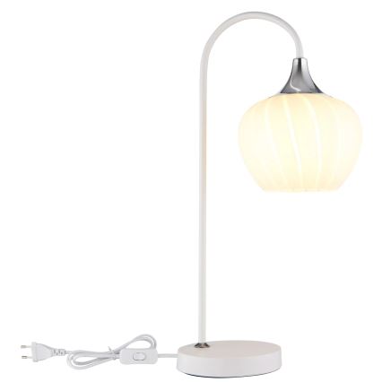 Globo - Lampa stołowa 1xE27/40W/230V biała
