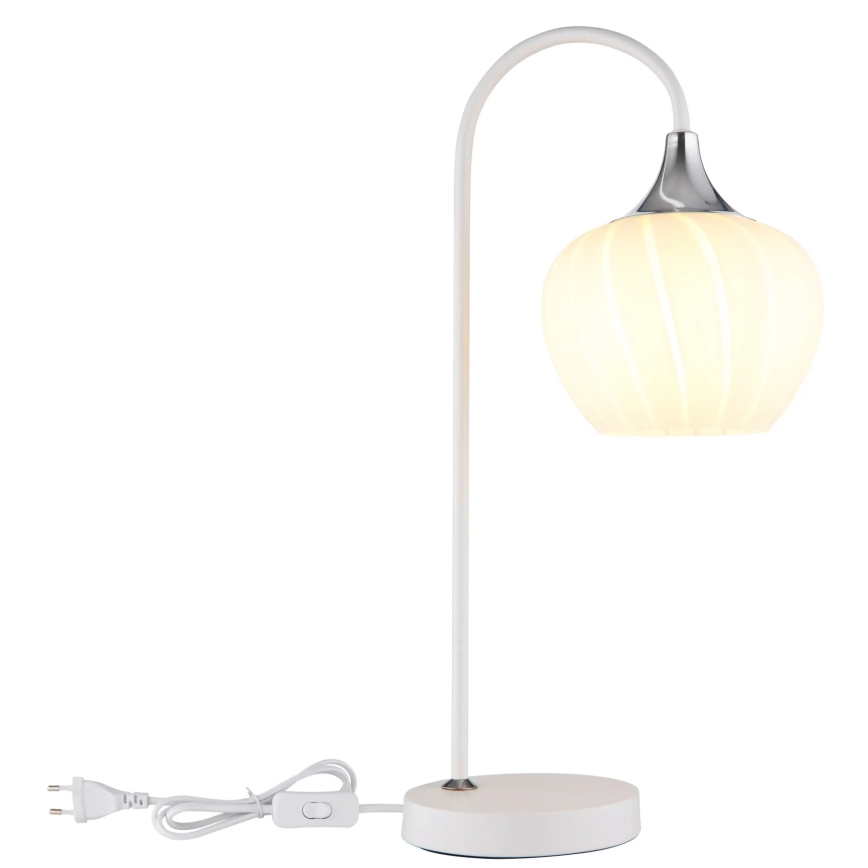 Globo - Lampa stołowa 1xE27/40W/230V biała