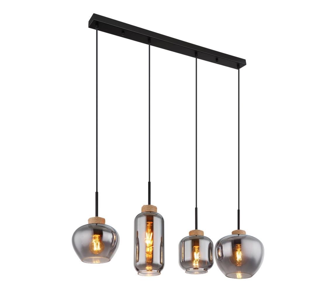 Globo 15549-4H - Żyrandol na lince MATT 4xE27/40W/230V