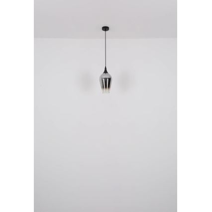Globo - Żyrandol na lince 1xE27/60W/230V śr. 18 cm miedziany