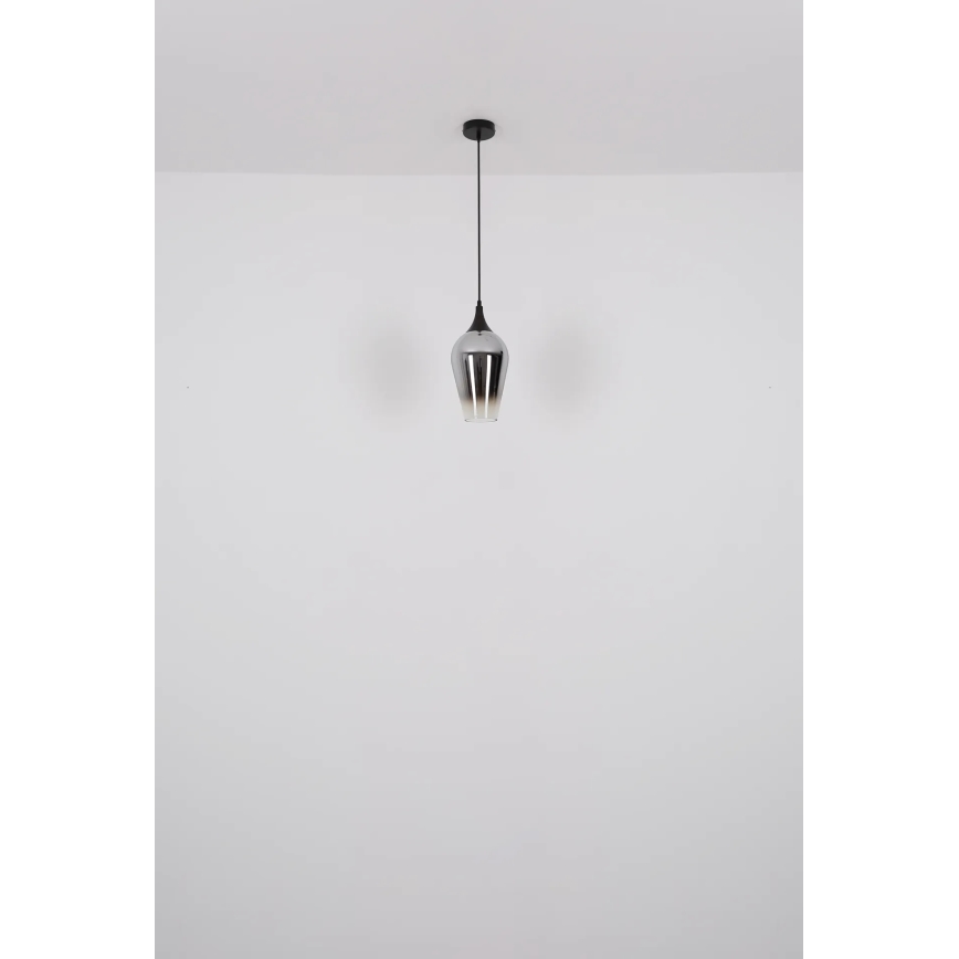 Globo - Żyrandol na lince 1xE27/60W/230V śr. 18 cm miedziany
