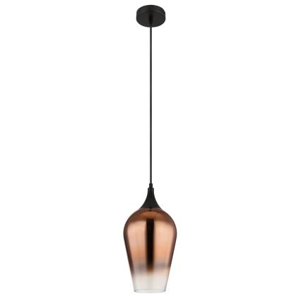Globo - Żyrandol na lince 1xE27/60W/230V śr. 18 cm miedziany