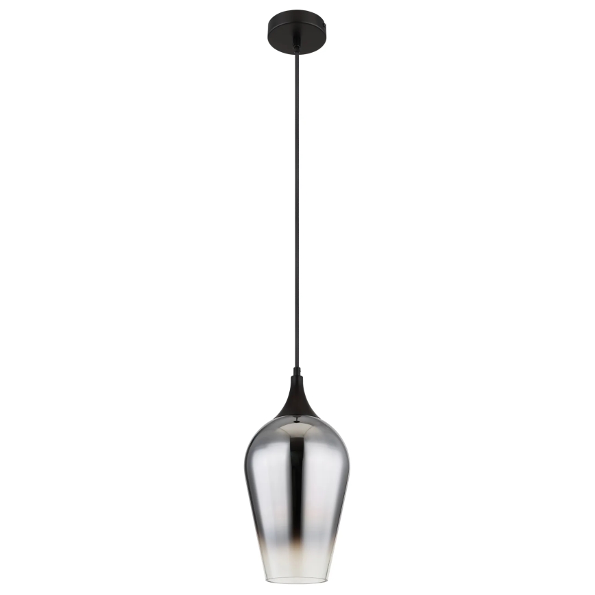 Globo - Żyrandol na lince 1xE27/60W/230V śr. 18 cm czarny
