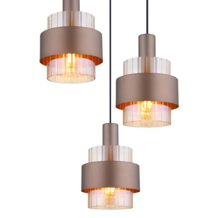 Globo - Żyrandol na przewodzie 3xE27/60W/230V