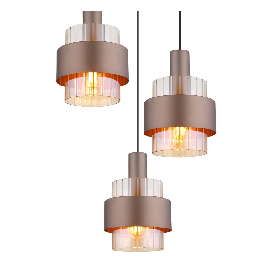 Globo - Żyrandol na przewodzie 3xE27/60W/230V