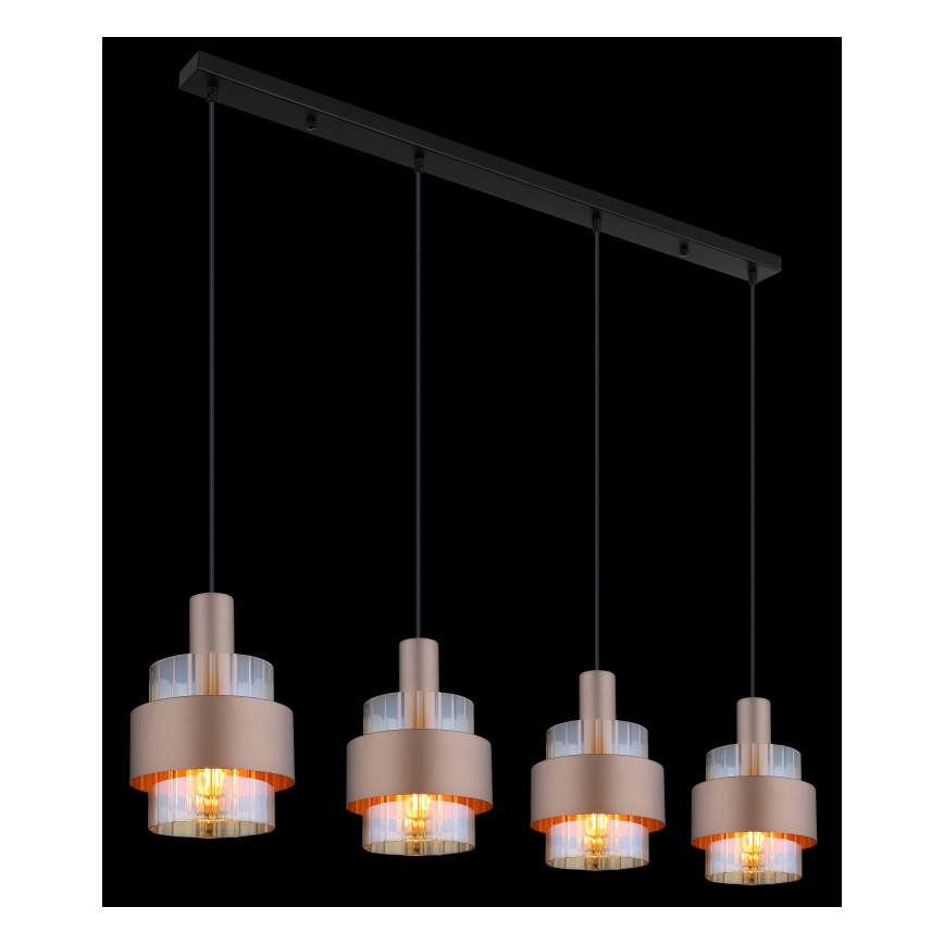 Globo - Żyrandol na lince 4xE27/60W/230V