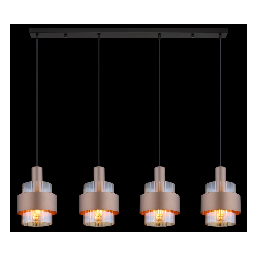 Globo - Żyrandol na lince 4xE27/60W/230V