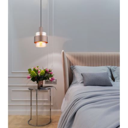 Globo - Lampa wisząca na lince 1xE27/60W/230V