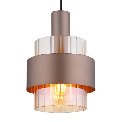 Globo - Żyrandol na lince 1xE27/60W/230V śr. 18,5 cm