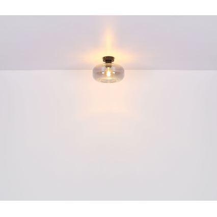 Globo - Żyrandol natynkowy 1xE27/40W/230V śr. 28 cm szare