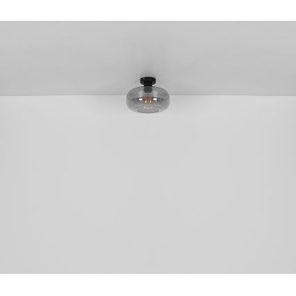 Globo - Żyrandol natynkowy 1xE27/40W/230V śr. 28 cm szare