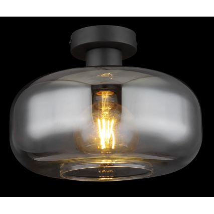 Globo - Żyrandol natynkowy 1xE27/40W/230V śr. 28 cm szare