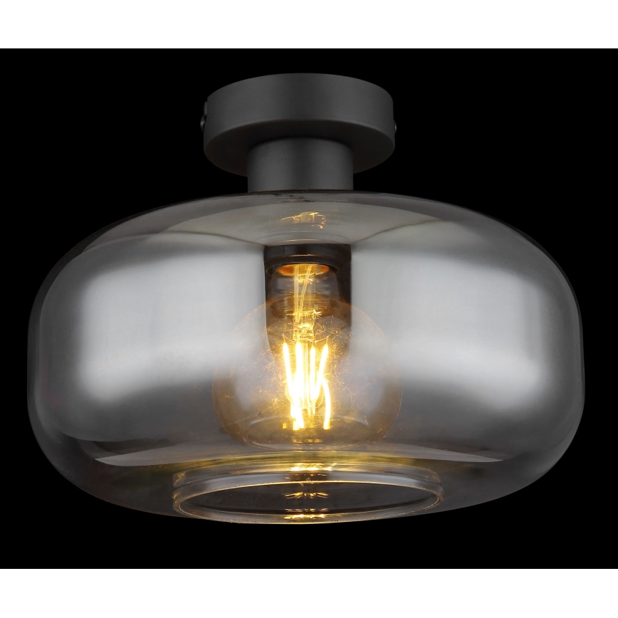 Globo - Żyrandol natynkowy 1xE27/40W/230V śr. 28 cm szare