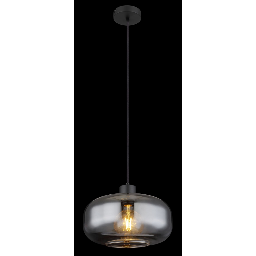 Globo - Żyrandol na lince 1xE27/40W/230V śr. 28 cm szare