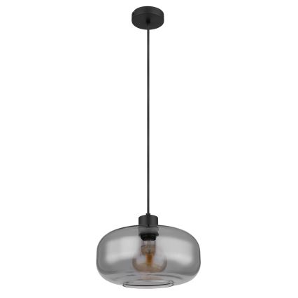 Globo - Żyrandol na lince 1xE27/40W/230V śr. 28 cm szare