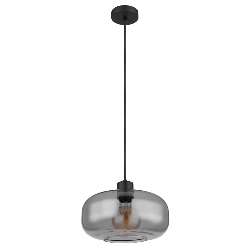 Globo - Żyrandol na lince 1xE27/40W/230V śr. 28 cm szare