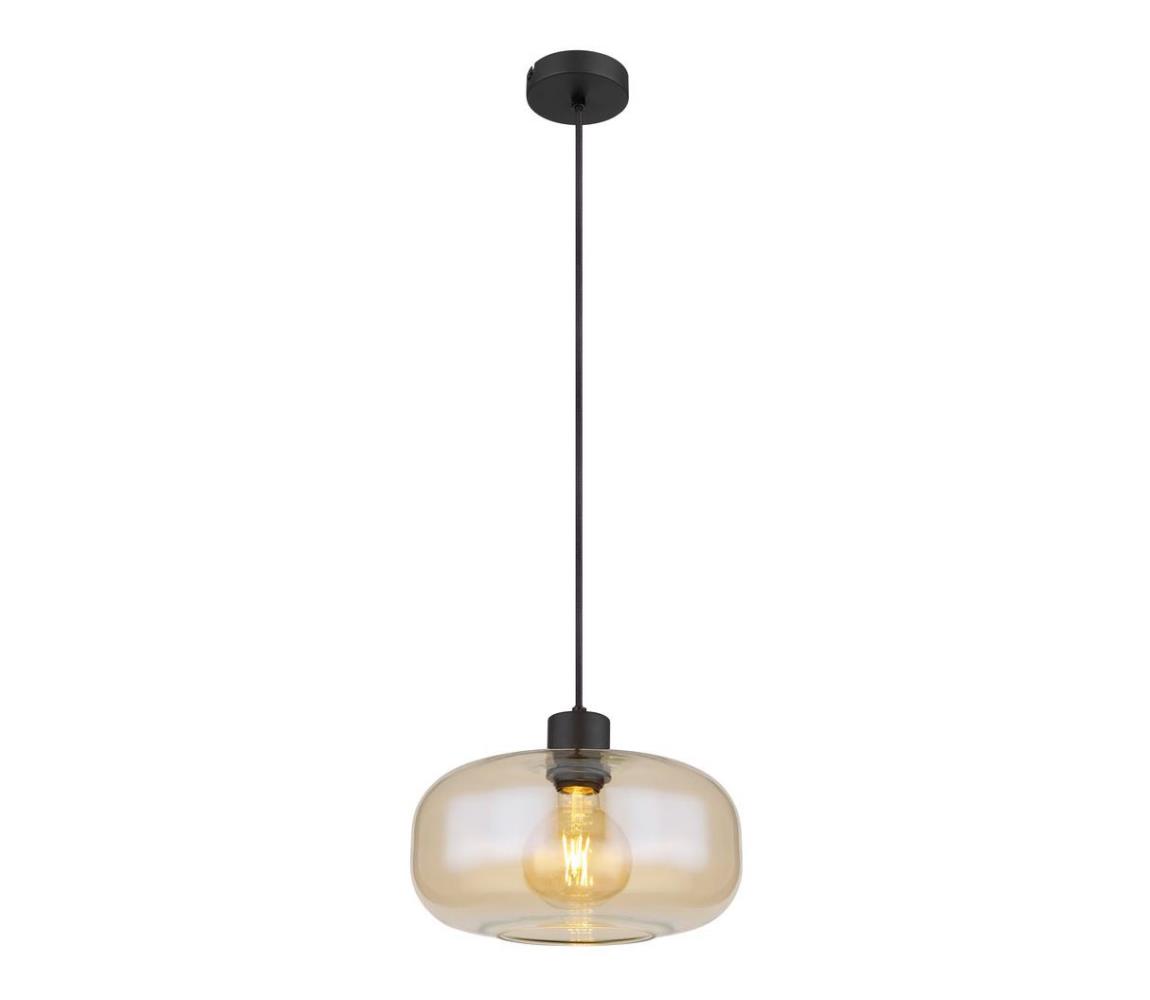 Globo 15566HA - Żyrandol na lince GIUSEPPE 1xE27/40W/230V śr. 28 cm przezroczysty