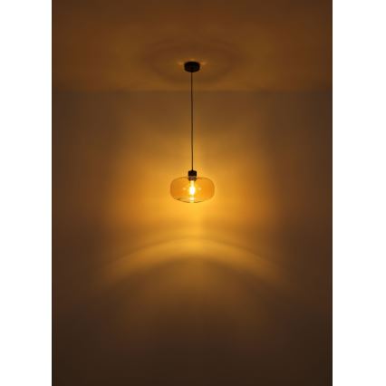 Globo - Żyrandol na lince 1xE27/40W/230V śr. 28 cm przezroczysty