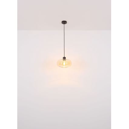 Globo - Żyrandol na lince 1xE27/40W/230V śr. 28 cm przezroczysty