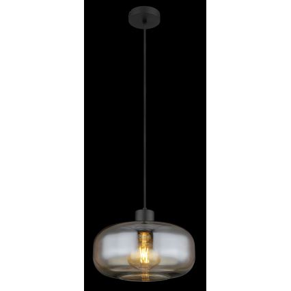 Globo - Żyrandol na lince 1xE27/40W/230V śr. 28 cm przezroczysty