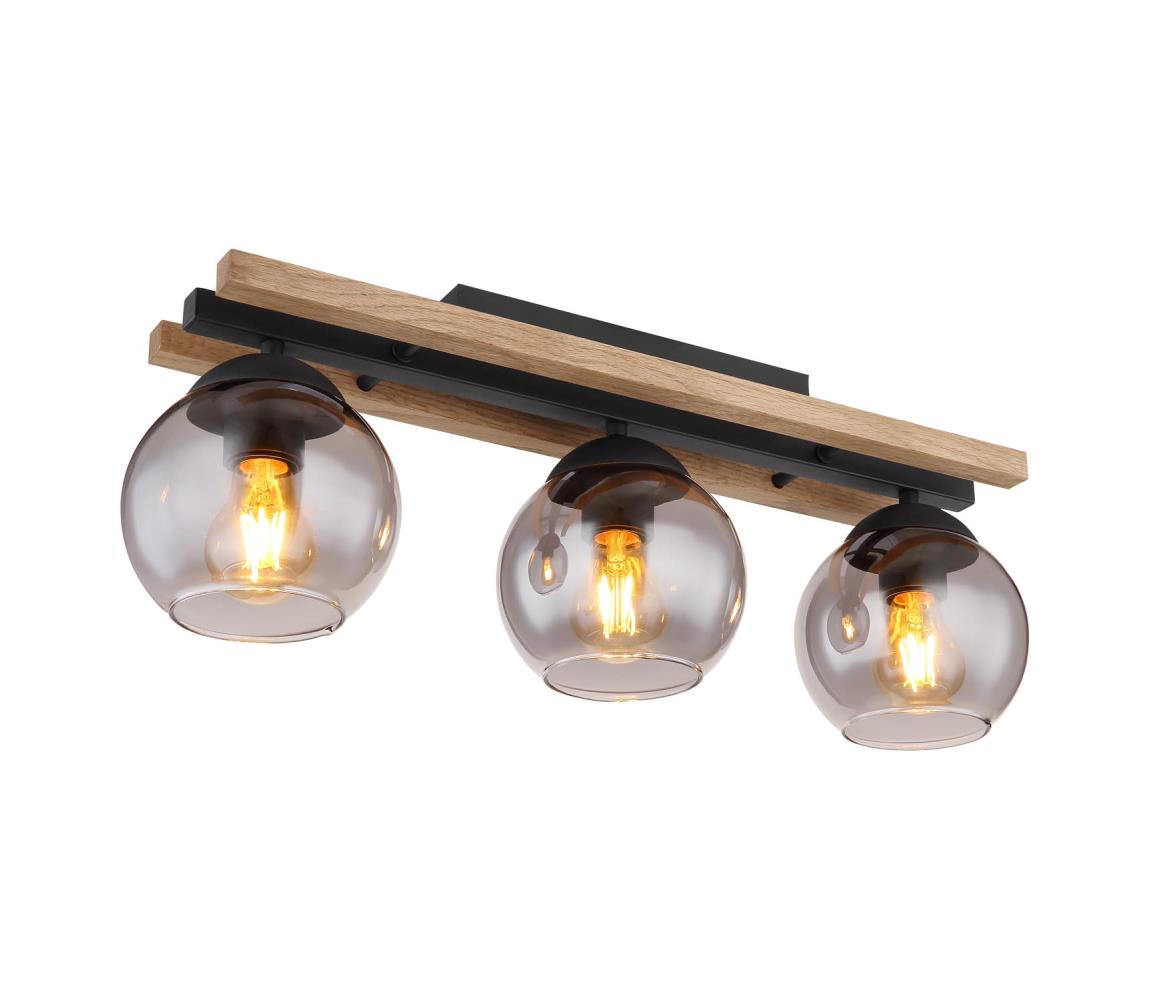 Globo 15569-3DW - Żyrandol natynkowy CONNI 3xE27/25W/230V