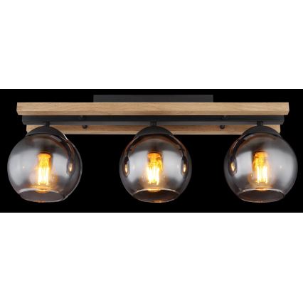 Globo - Żyrandol natynkowy 3xE27/25W/230V